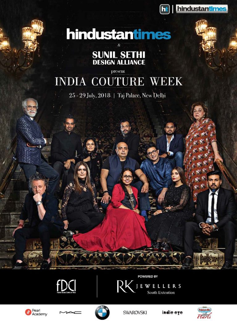 India Couture Week 2018 Unveils from July 25 in Delhi